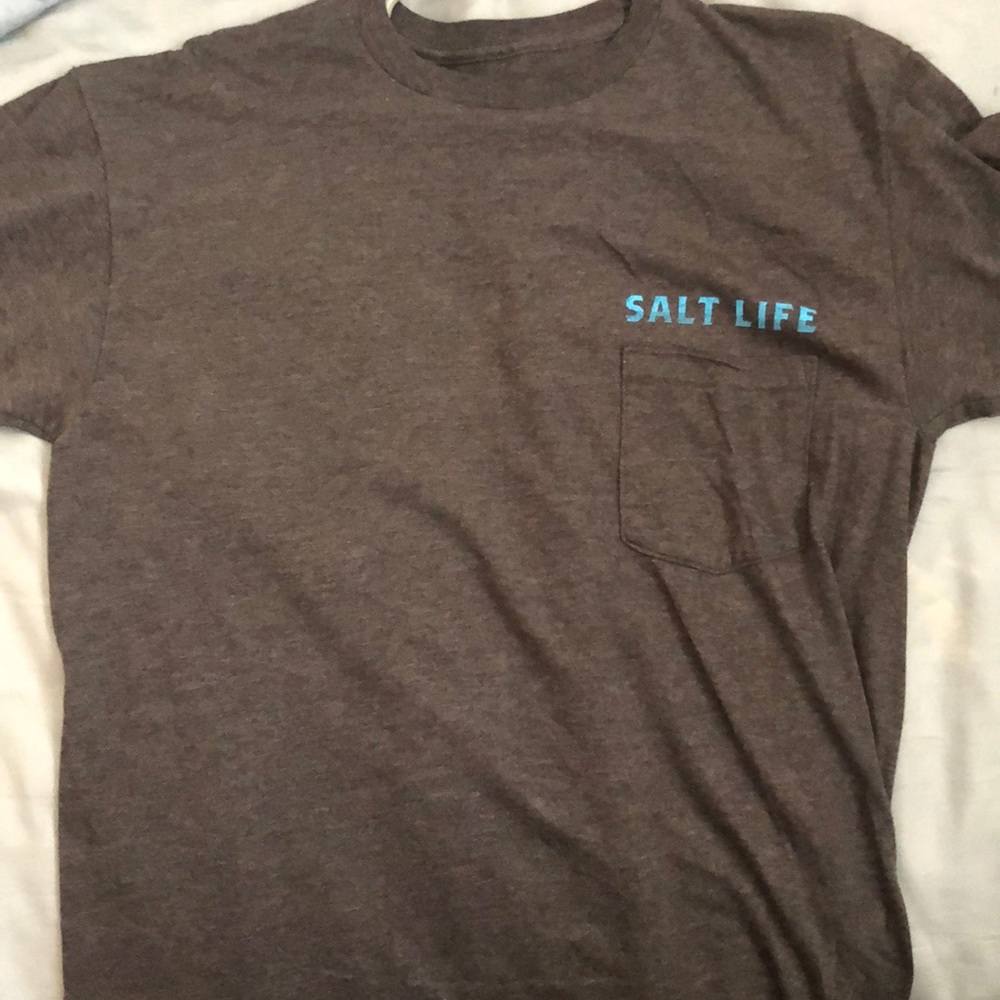 Salt life short sleeve pocket T-shirt